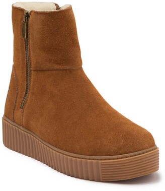 Religious Comfort Hunter Faux Shearling Lined Zip Platform Boot - ShopStyle