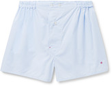 Thumbnail for your product : Isaia Gingham Cotton Boxer Shorts