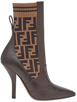 Fendi FF motif ankle boots