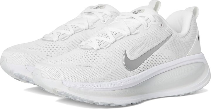 Nike Vomero 18 Women's Shoes White/Metallic Silver/Photon Dust : 6.5 B - Medium, Synthetic