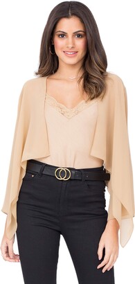 nude bolero jacket
