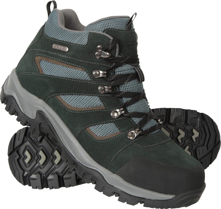 Mountain Warehouse Waterproof Boots Suede & Mesh Walking Hiking Boot