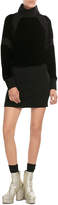 Thumbnail for your product : DKNY Knit Sweater Dress with Velvet