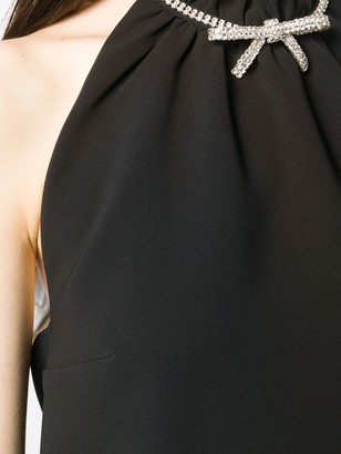 Miu Miu Rhinestone Detail Mini Dress