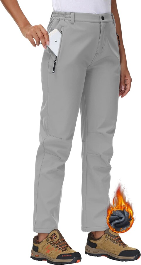 Fleece Lined Womens Walking Waterproof Trousers Rdruko Womens