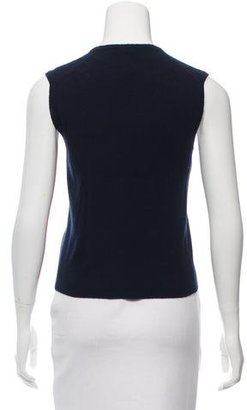 Chanel Sleeveless Cashmere Top