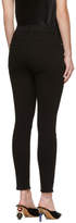 Thumbnail for your product : Frame Black Le High Skinny Vented Jeans