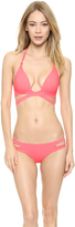 Thumbnail for your product : Red Carter Splice & Dice Wrap Bikini Top