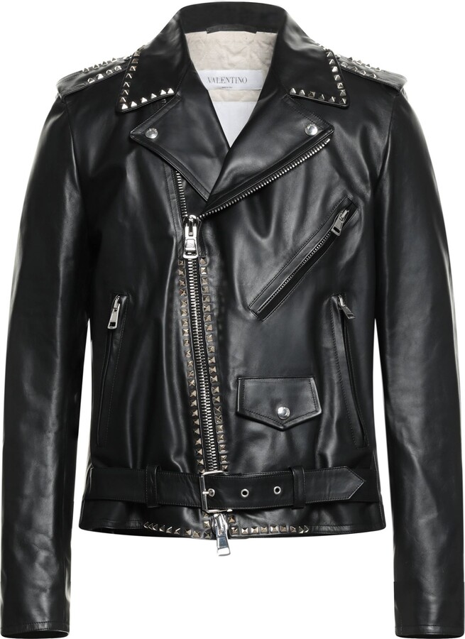 Valentino Women's Leather & Faux Leather Jackets | ShopStyle