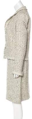 Chanel Fringed Tweed Skirt Suit