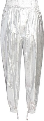 metallic joggers womens