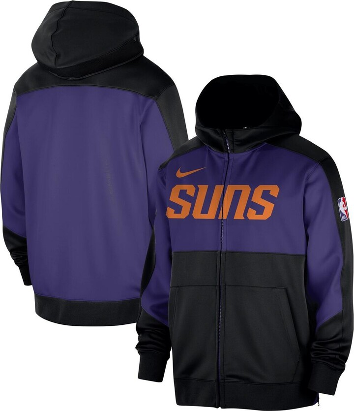 Nike Men's Black Phoenix Suns Authentic On-Court Showtime Performance Full-Zip Hoodie