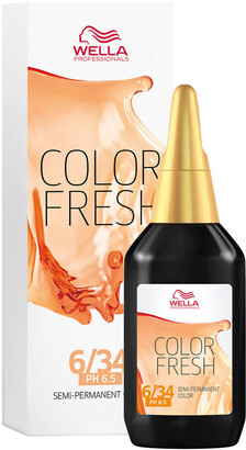 Wella Professionals Care Wella Professionals Color Fresh Semi-Permanent Colour - 6/34 Dark Gold Red Blonde 75ml