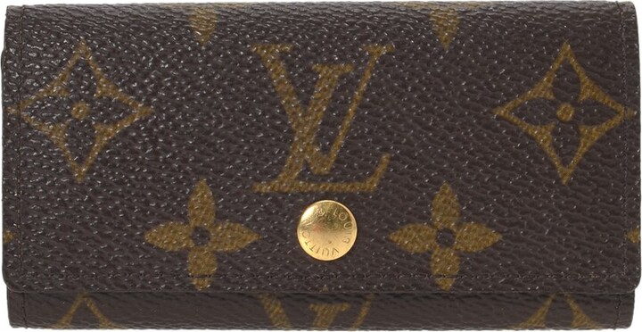Authentic vs Fake Louis Vuitton 6 Key Holder Damier Ebene Comparison 