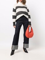 Thumbnail for your product : P.A.R.O.S.H. Striped Turtleneck Jumper