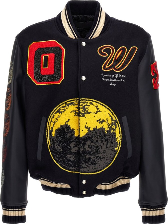 Off-White - Bomber jacket for Man - Red - OMJA122F23LEA001-2903