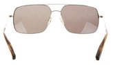 Thumbnail for your product : Marc Jacobs Tinted Aviator Sunglasses