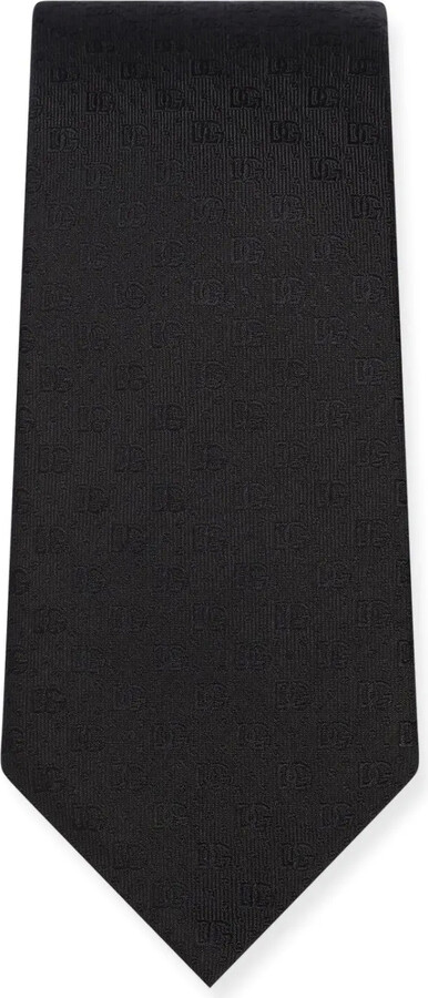 Dolce & Gabbana Logo-Jacquard Silk Tie