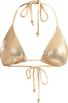 Metallic Gold Swimsuit | ShopStyle