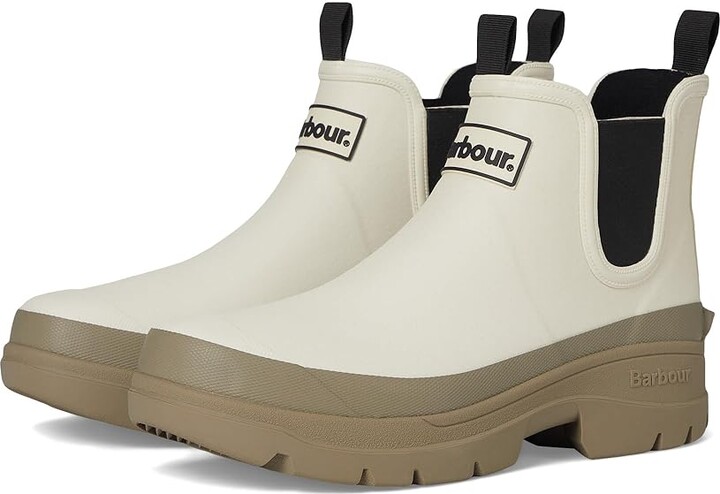 Barbour Nimbus Chelsea Welly Women's Boots Salt/Dusky Green : 6 M, Rubber