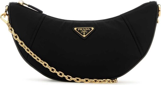 Prada Re-Nylon Demi-Lune Shoulder Bag