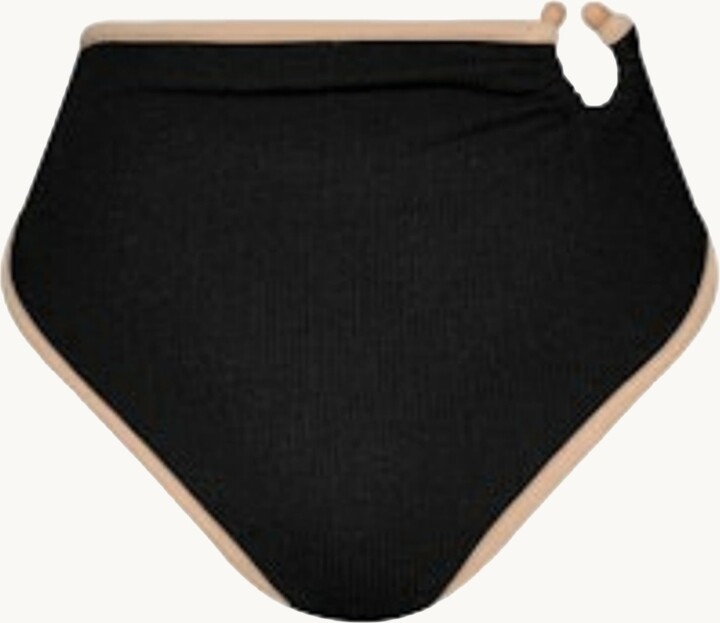 Johanna Ortiz Susurro Del Agua Bikini Bottom Black / Nude Xs