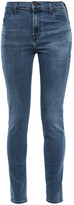 Thumbnail for your product : J Brand Maria Faded High-rise Skinny Jeans