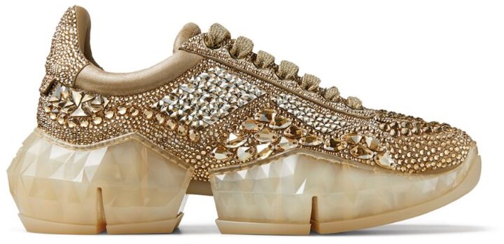 jimmy choo crystal sneakers