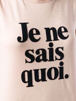 Thumbnail for your product : Zadig & Voltaire cap sleeve slogan print T-shirt