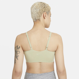 Nike Dri Fit Indy Luxe Light Support Sports Bra Green