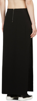 Thumbnail for your product : Gareth Pugh Black Skirt Panel Trousers