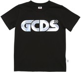 Thumbnail for your product : GCDS Iridescent Logo Print Jersey T-shirt
