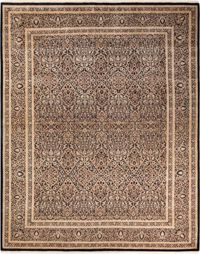 The Twillery Co. Keenan One-of-a-Kind Hand-Knotted Area Rug - Black/Brown 8'3\