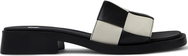 Camper Dana Twins checked sandals