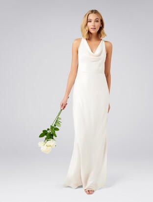 Forever New Selina Cowl Neck Gown - Champagne - 12