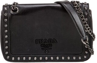 Prada Glace Calf Leather Pattina