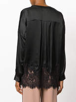 Thumbnail for your product : Gold Hawk scalloped lace shirt