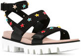 Thumbnail for your product : RED Valentino star charm sandals