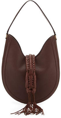 Altuzarra Ghianda Small Woven Leather Hobo Bag