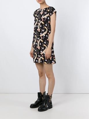 Saint Laurent digital floral print shift dress