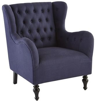 Pier 1 Imports Pilar Navy Wing Chair