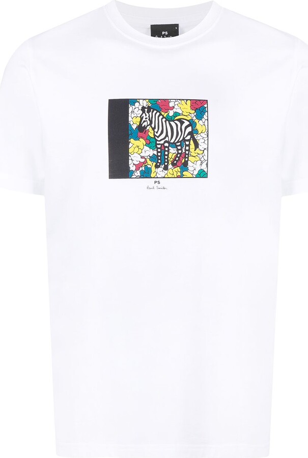 Paul Smith Zebra Print T-Shirt - ShopStyle