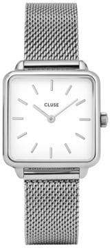 Cluse La Tétragone CL0001 Stainless Steel Sqaure Analog Watch
