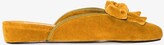 Thumbnail for your product : Olivia Morris At Home Yellow Daphne Knotted Slides