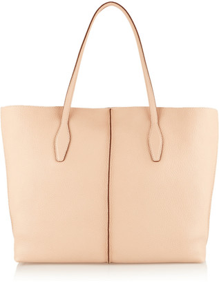 Tod's Shopping textured-leather tote