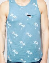 Thumbnail for your product : Voi Jeans Palm Print Tank