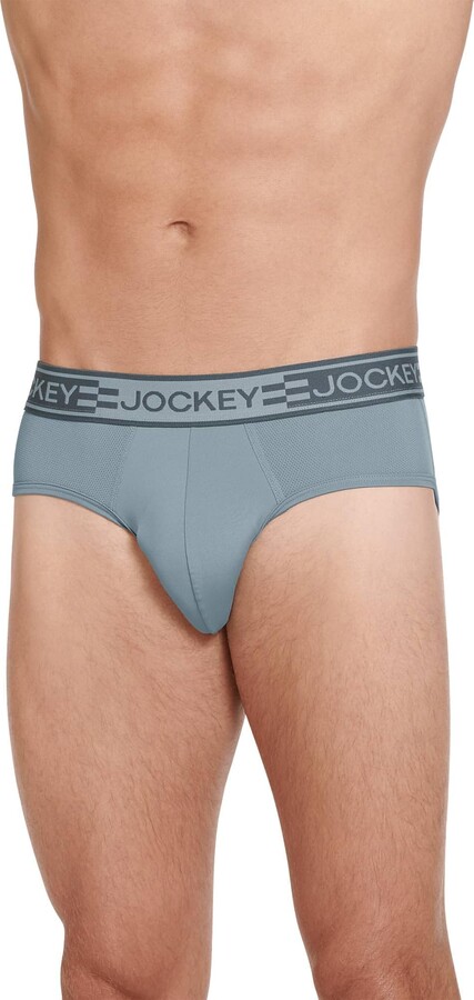 Jockey Men's Underwear Sport Cooling Mesh Performance Brief - grey - Medium  - ShopStyle