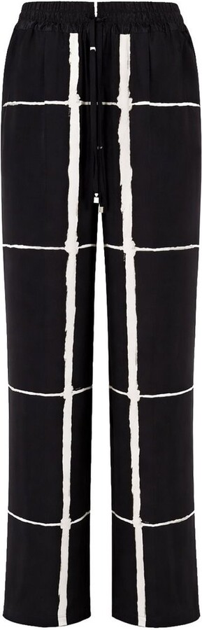 Kiton Checked Drawstring Pants