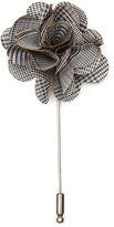 Thumbnail for your product : Perry Ellis Glen Plaid Flower Lapel