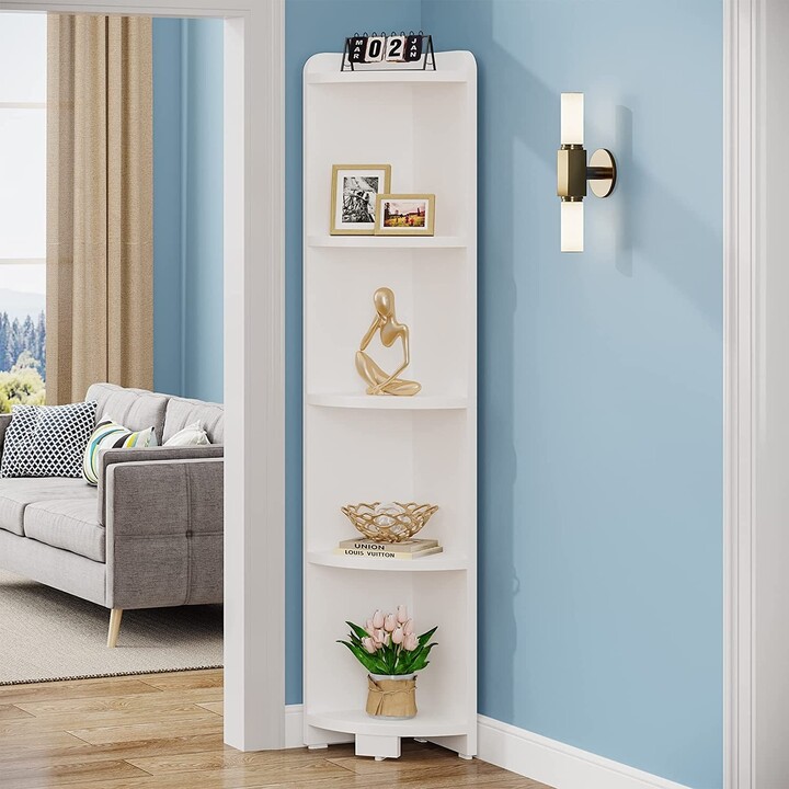 YUZHOU 5Tier Corner Shelf Stand, Tall Small Skinny Plant Stand ShopStyle